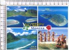 MOOREA - Ile Soeur De TAHITI  - 4 Vues : Baie De Vaiare - Baie De Apunohu - Tahiti - Danseuses Tahitiennes - Polynésie Française