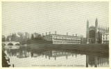 UK, United Kingdom, King´s & Clare Colleges From The River, Cambridge, Old Unused Postcard [P7251] - Cambridge