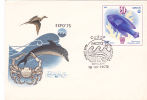 WHALE BALEINE - 1975 Cover FDC,premier Jour Russia - Wale