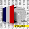FRANCE SPECIALIZED STAMP ALBUM PAGES (281 Pages) - Anglais