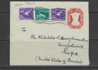 Entier Postal Du 13.11.1956 Vers Les USA - Buste