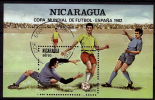 NICARAGUA  BF 150  Oblitere  Cup 1982      Football  Soccer Fussball - 1982 – Espagne