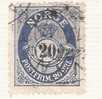 NORGE / Norvège,1910," Cor De POSTE "   Yvert N° 77 , 20 ORE; TB - Used Stamps