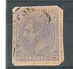 ESPANA / Espagne 1879, Yvert N° 187, Alfonso XII, 25 C Bleu Gris Obl Sur Fragment  ;TB - Used Stamps