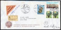 SAN MARINO 1988 - LETTERA RACCOMANDATA CONTRO ASSEGNO - FUMETTI / COPENHAGEN - Covers & Documents