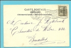 81 Met PREO N°6B / BRUXELLES 08 Op Kaart En Afgestempeld Met Stempel BRUXELLES / DEPART - Sobreimpresos 1906-12 (Armarios)