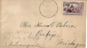 LETTRE  BRISTOL VERS LE MICHIGAN ARRIVEE LE 06 JUILLET - Postal History