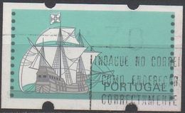 PORTUGAL  N°6__OBL VOIR SCAN - Machine Labels [ATM]