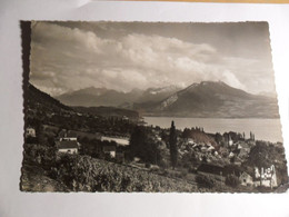 Veyrier Du Lac Et Le Massif Des Bauges, Vus De La Cabine Du Téléférique - Veyrier