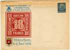 Drittes Reich 1939 Ganzsachenumschlag Zum 45. Dt. Philatelistentag München 4.6.1939 [A] @ - Enteros Postales Privados