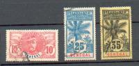 SEN 343 - YT 34 - 37 - 39 Obli - Used Stamps