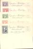 N°  5 ENVELOPPES CP OFFICIELLE   EXPO PHILATELIQUE PARIS Le 21/30 JUIN 1913 - Storia Postale