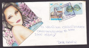 Bahamas Shipsmail M/S SAGAFJORD On Cruise Posted On Board 1987 Cover To Denmark Chlotilde Nadel Cachet - Bahamas (1973-...)