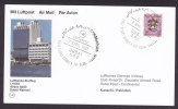 United Arab Emirates Airmail Luftpost Par Avion Lufthansa-Erstflug 1st Flight 1987 Card DUBAI - KARACHI Pakistan - Dubai