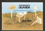 Ouganda Uganda 1991 N° BF 132 ** Flore, Champignons, Leucocoprinus Cepaestipes - Uganda (1962-...)