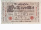 1910 A - Billet 1000 Mark - Allemagne - Série A - N° 5318010A - 1000 Mark