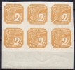 Böhmen Und Mähren - Bohême & Moravie - 1939 - Michel N° 42 ** Bloc De 6 - Unused Stamps