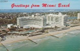 CPSM 9X14 De MIAMI BEACH - Fabulious Oceanfront Wiew Of The Famous FONTAINEBLEAU Hotel - Miami Beach