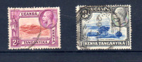 George V, 2 Et 3 Shillings  42 Et 43  Ø  Cote 26 €, - Kenya, Uganda & Tanganyika