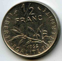 France 1/2 Franc 1966 GAD 429 KM 931.1 - 1/2 Franc