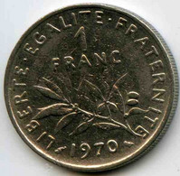 France 1 Franc 1970 GAD 474 KM 925.1 - 1 Franc