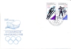 DDR 1988 FDC XV Winter Olympiade Calgary - Invierno 1988: Calgary