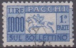 ITALIE  N°89__OBL VOIR SCAN - Paketmarken