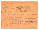 CURSIVE MINISTRE DES FINANCES (3) TÀD PARIS R.P. DEPART 1941 SUR PLI À EN-TÊTE - Lettres Civiles En Franchise