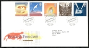 1995 GB FDC PEACE & FREEDOM - EUROPA - 001 - 1991-2000 Em. Décimales