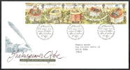 1995 GB FDC SHAKESPEARE'S GLOBE - 001 - 1991-2000 Dezimalausgaben