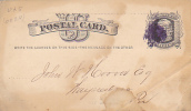 Postal Card - Liberty Head - ...-1900