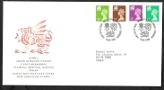 1996 GB FDC CYMRU WALES NEW DEFINITIVE STAMPS 23 JULY - 001-002 - 1991-2000 Decimal Issues