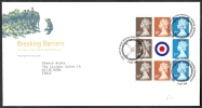 1998 GB FDC BREAKING BARRIES - 005 - 1991-2000 Decimal Issues