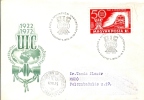 HUNGARY - 1972.FDC I.- 50th Anniversary Of International Railroad Union Congress/Train - FDC