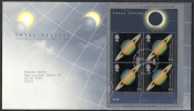 1999 GB FDC TOTAL ECLIPSE SHEET  - 005 - 1991-2000 Dezimalausgaben