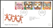 2001 GB FDC HOPES FOR THE FUTURE  - 005 - 1991-2000 Em. Décimales