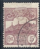 1925 SAN MARINO USATO VEDUTA 5 CENT - RR9246 - Gebraucht