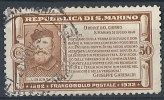 1932 SAN MARINO USATO GARIBALDI 50 CENT  - RR9251 - Usati