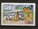 Gambie Gambia 1987 N° 681 Iso ** Jamborée, Aide Aux Personnes Agées, Bus, Car - Gambie (1965-...)