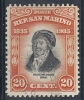 1935 SAN MARINO USATO MELCHIORRE DELFICO 20 CENT - RR9254-2 - Oblitérés