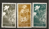 Guinée Espagnol 1956 N° 374 / 6 Iso ** Enfance Indigène, Fleurs, Orchidées, Strophantus - Guinea Española