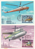 Hélicoptères,helicopter 1979 (2X),CM,maxicard,cartes Maximum Russie. - Hélicoptères
