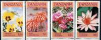 TANZANIE Fleur, Fleurs, Flower, Flor Yvert N° 281/84 ** Neuf Sans Charniere - Tanzania (1964-...)