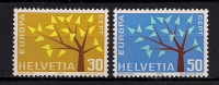 SWITZERLAND EUROPA CEPT 1962 SET MNH** - Ungebraucht