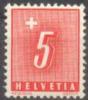 1938 5c Geriffelte Gummierung Zum 54z / Mi 54z Postfrisch/neuf Sans Charniere/MNH - Strafportzegels