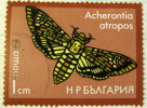 Bulgaria 1975 Moths Acherontia Atropos 1s - Used - Gebraucht