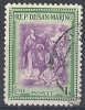 1947 SAN MARINO USATO RICOSTRUZIONE 1 LIRA - RR9255-2 - Gebruikt