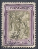 1947 SAN MARINO USATO RICOSTRUZIONE 2 LIRE - RR9255-2 - Usados