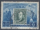 1947 SAN MARINO USATO PRIMO FRANCOBOLLO STATI UNITI 6 LIRE - RR9256-2 - Gebruikt