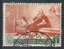 1952 SAN MARINO USATO COLOMBO 1 LIRA - RR9259 - Used Stamps